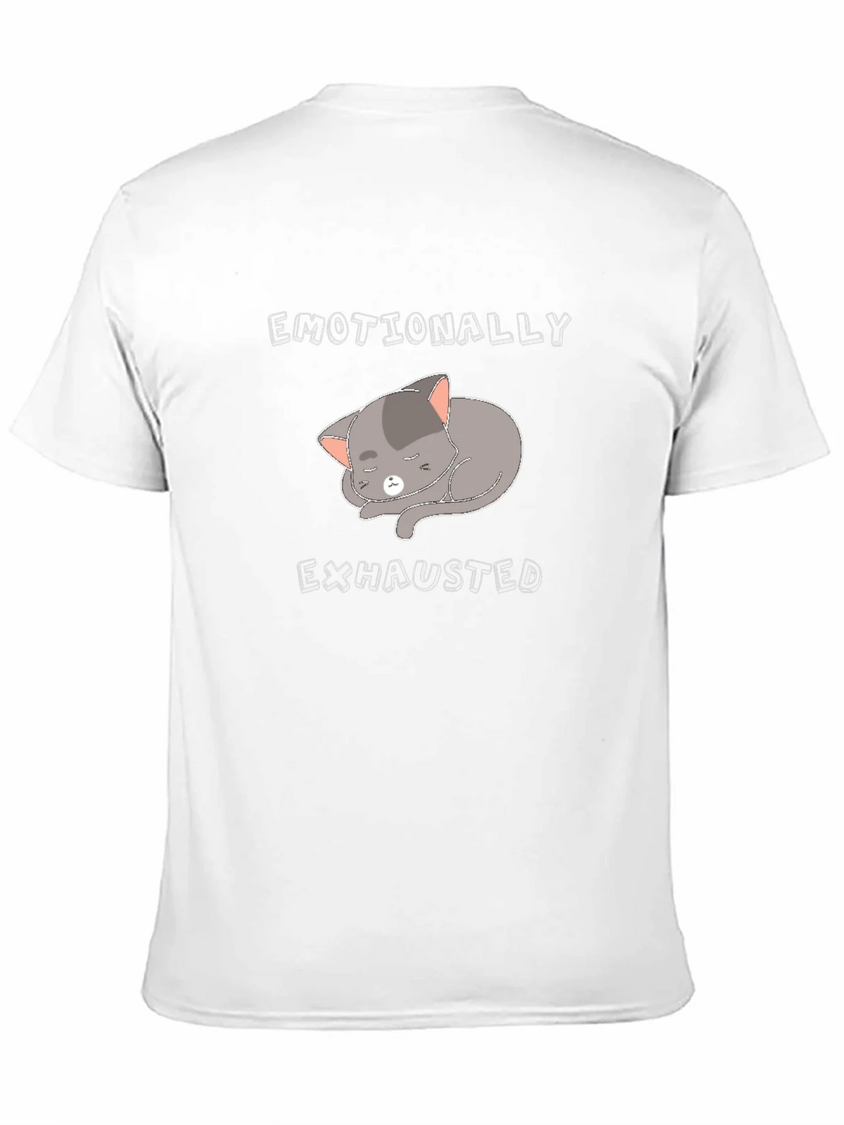 Emotionally Exhausted Cat T-Shirt - Unisex product image 6