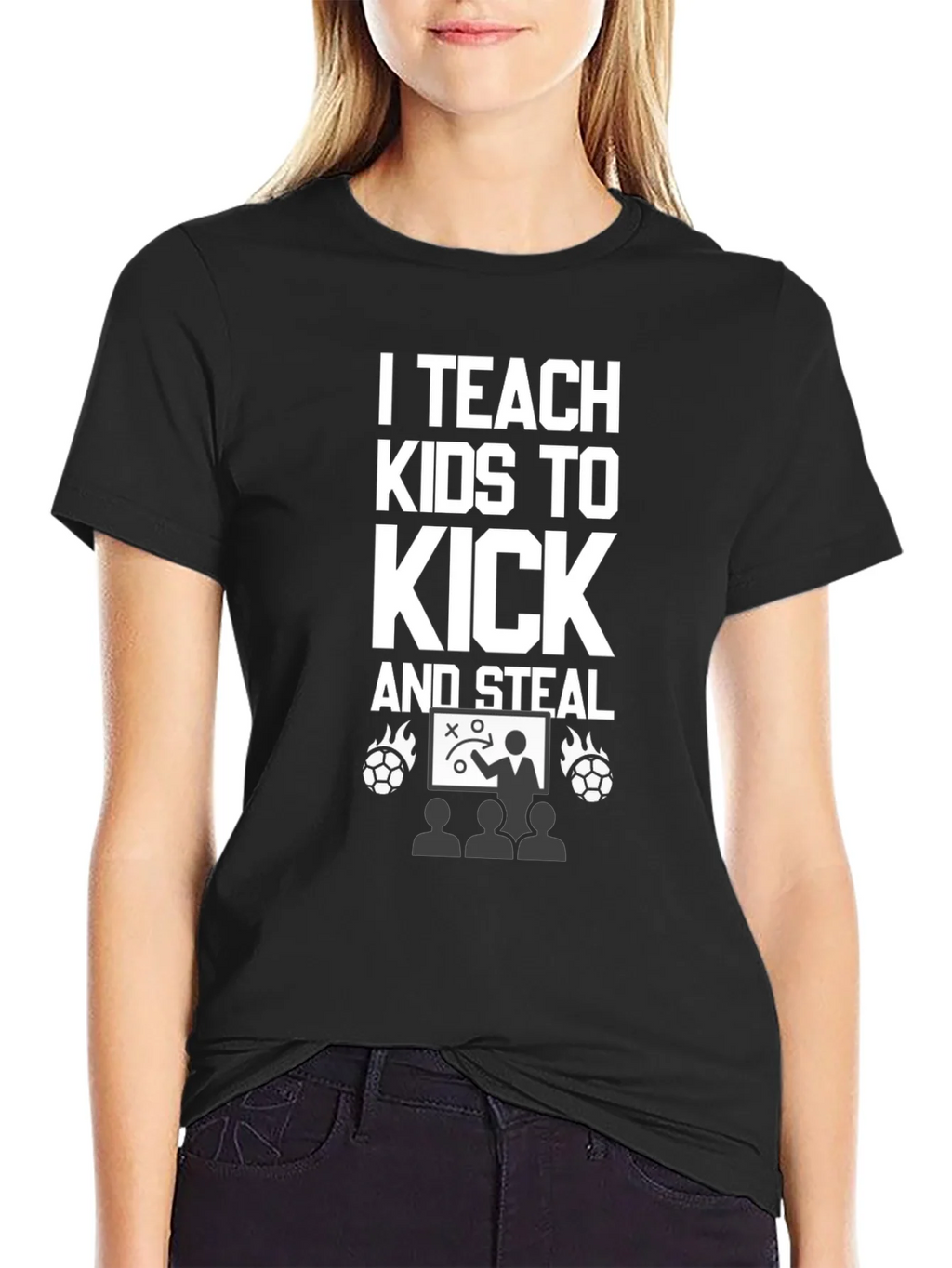 I Teach Kids to Kick and Steal T-Shirt product image 2