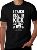 I Teach Kids to Kick and Steal T-Shirt product image 1