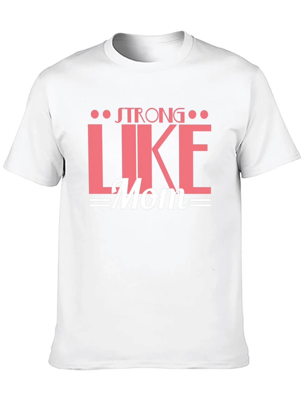 Strong Like Mom Graphic Tee - Black Cotton T-Shirt product image 9