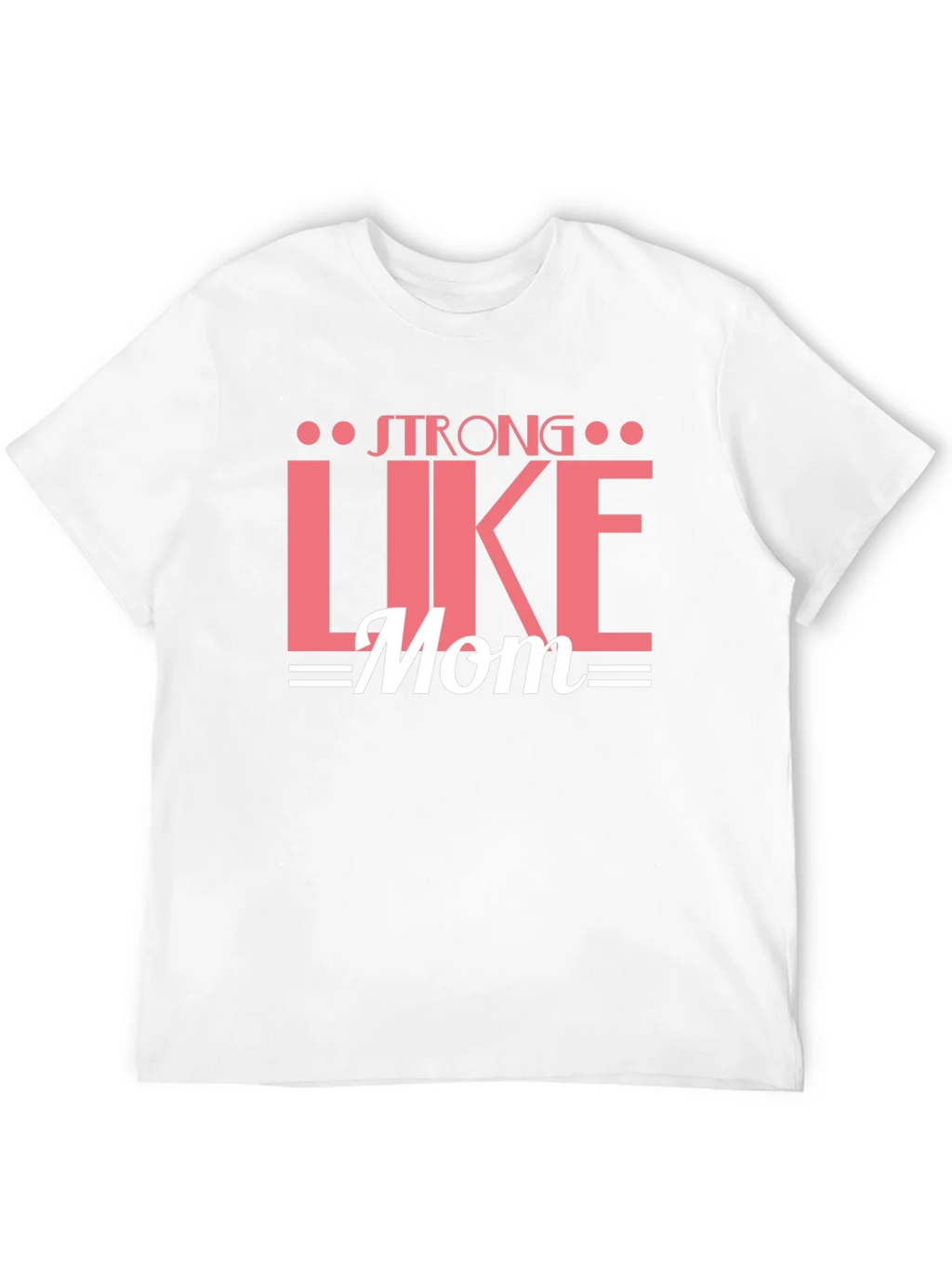 Strong Like Mom Graphic Tee - Black Cotton T-Shirt product image 11