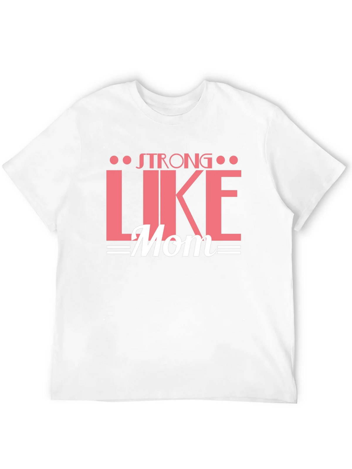 Strong Like Mom Graphic Tee - Black Cotton T-Shirt product image 11