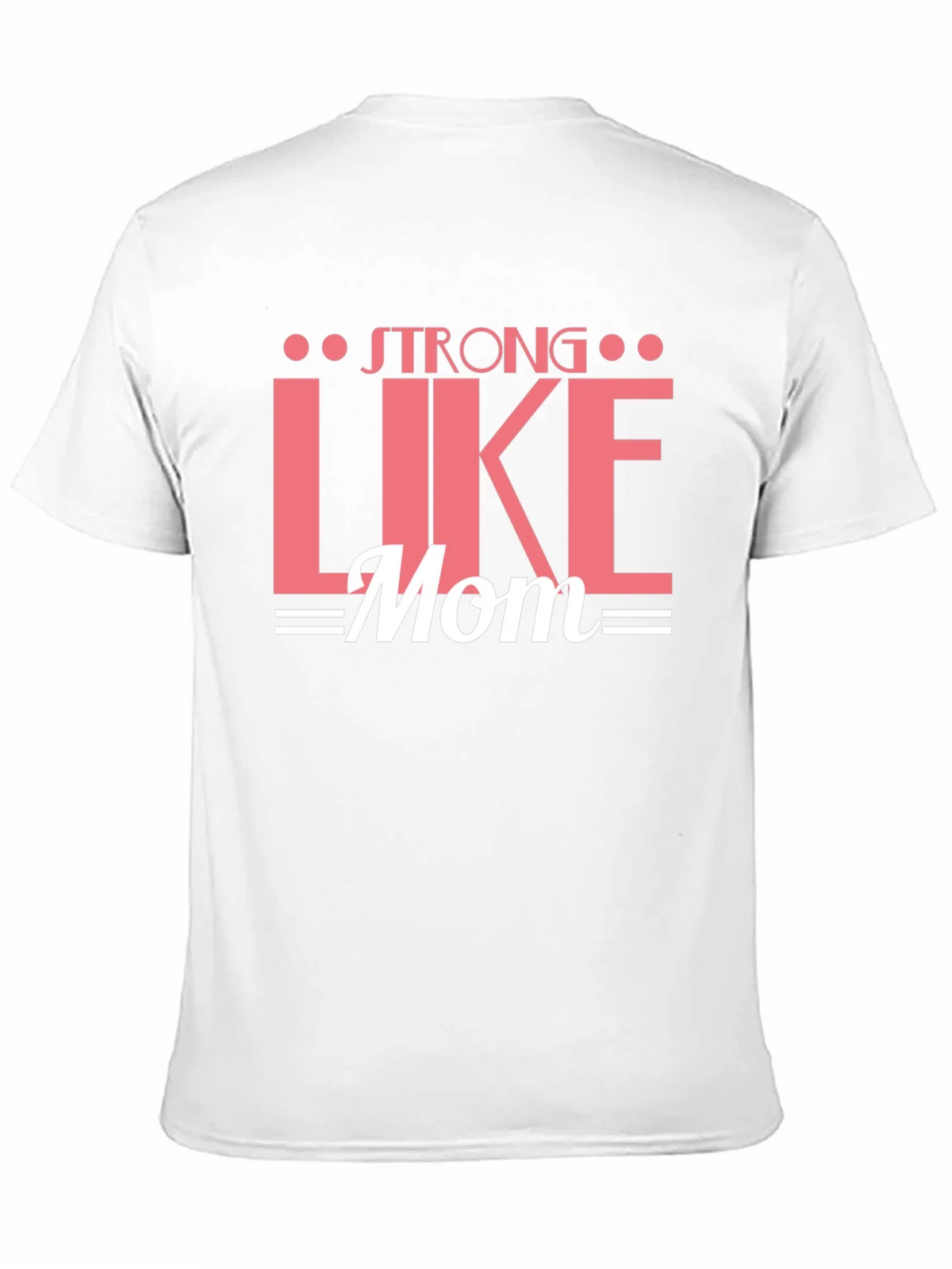Strong Like Mom Graphic Tee - Black Cotton T-Shirt product image 10