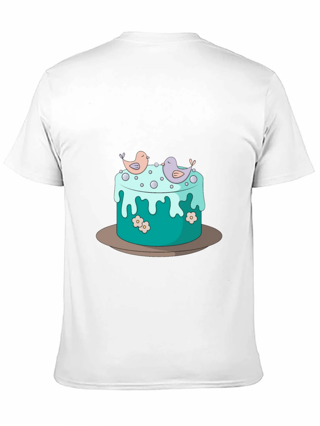 Cake and Birds Graphic T-Shirt - Unisex Style product image 10