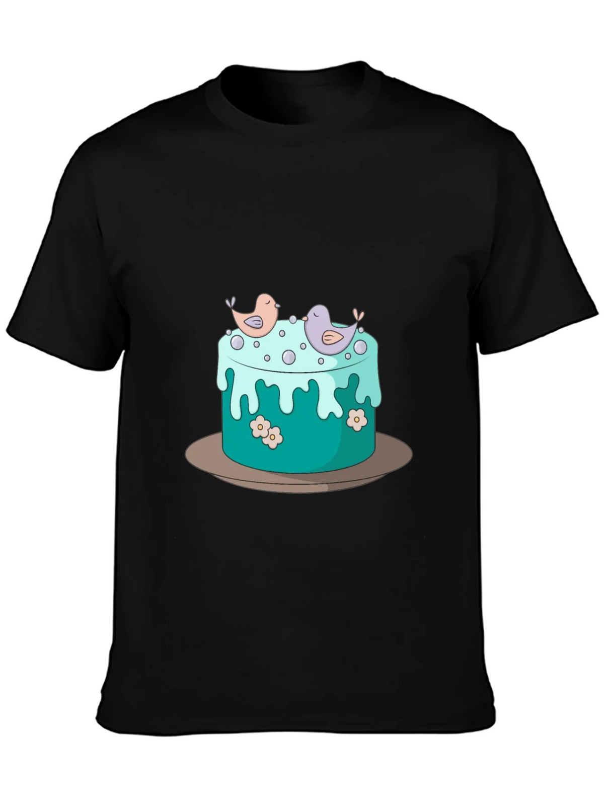 Cake and Birds Graphic T-Shirt - Unisex Style product image 3