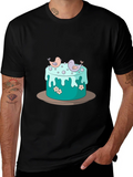 Cake and Birds Graphic T-Shirt - Unisex Style product image 1