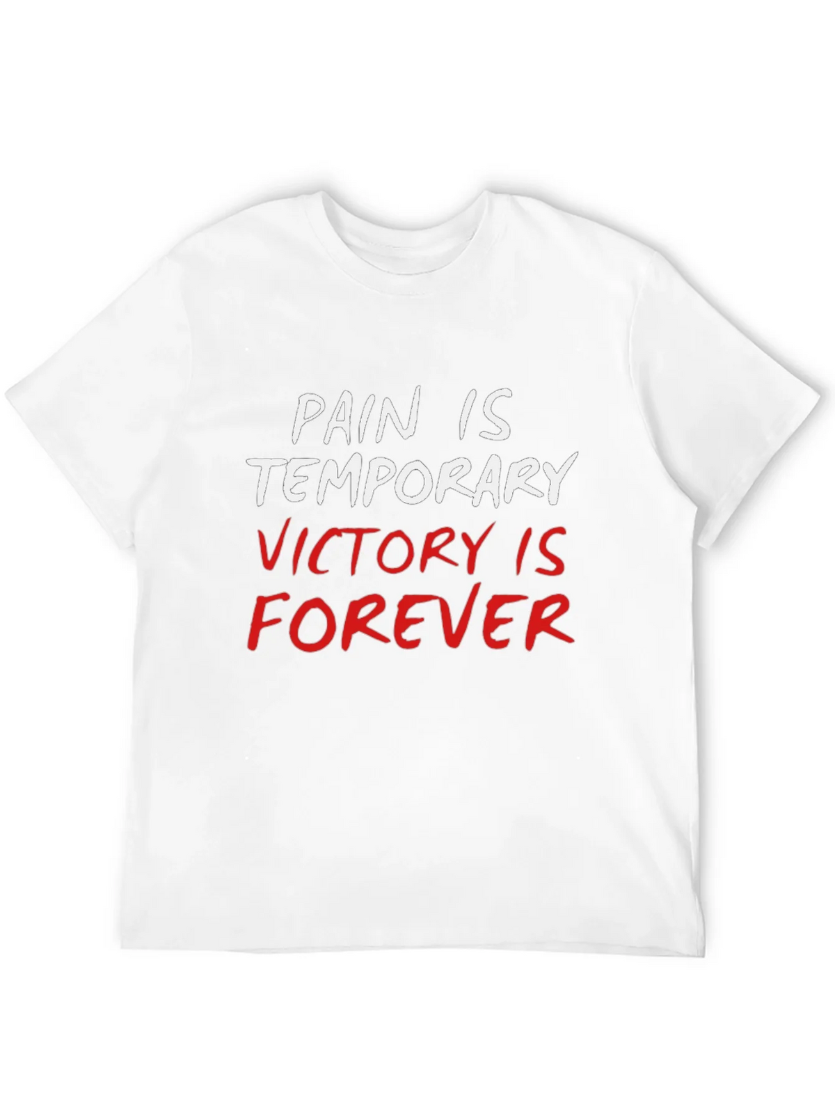 Pain is Temporary Victory is Forever Black T-Shirt product image 11