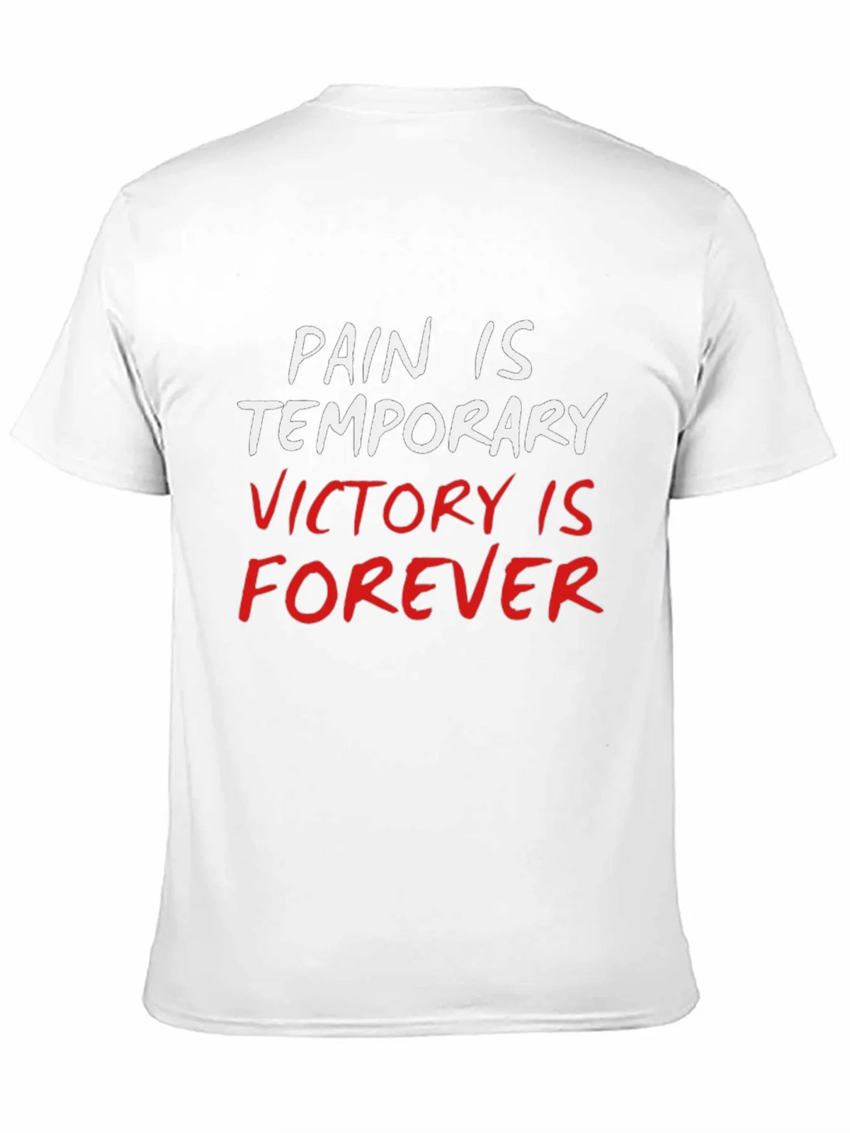 Pain is Temporary Victory is Forever Black T-Shirt product image 10