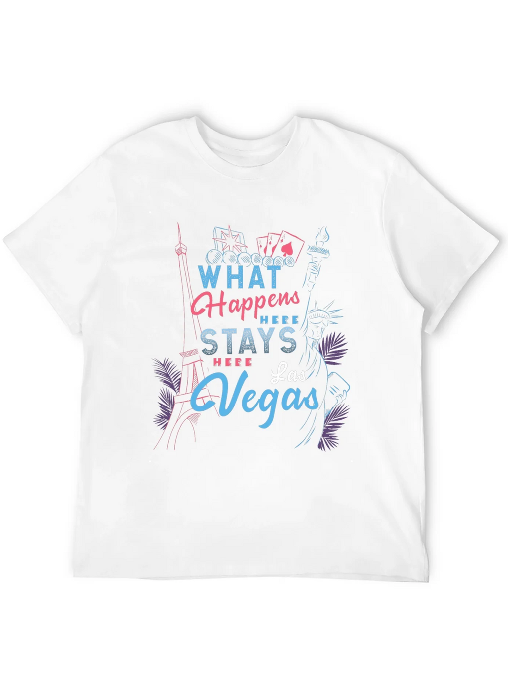Las Vegas Graphic T-Shirt - What Happens Here Stays product image 11