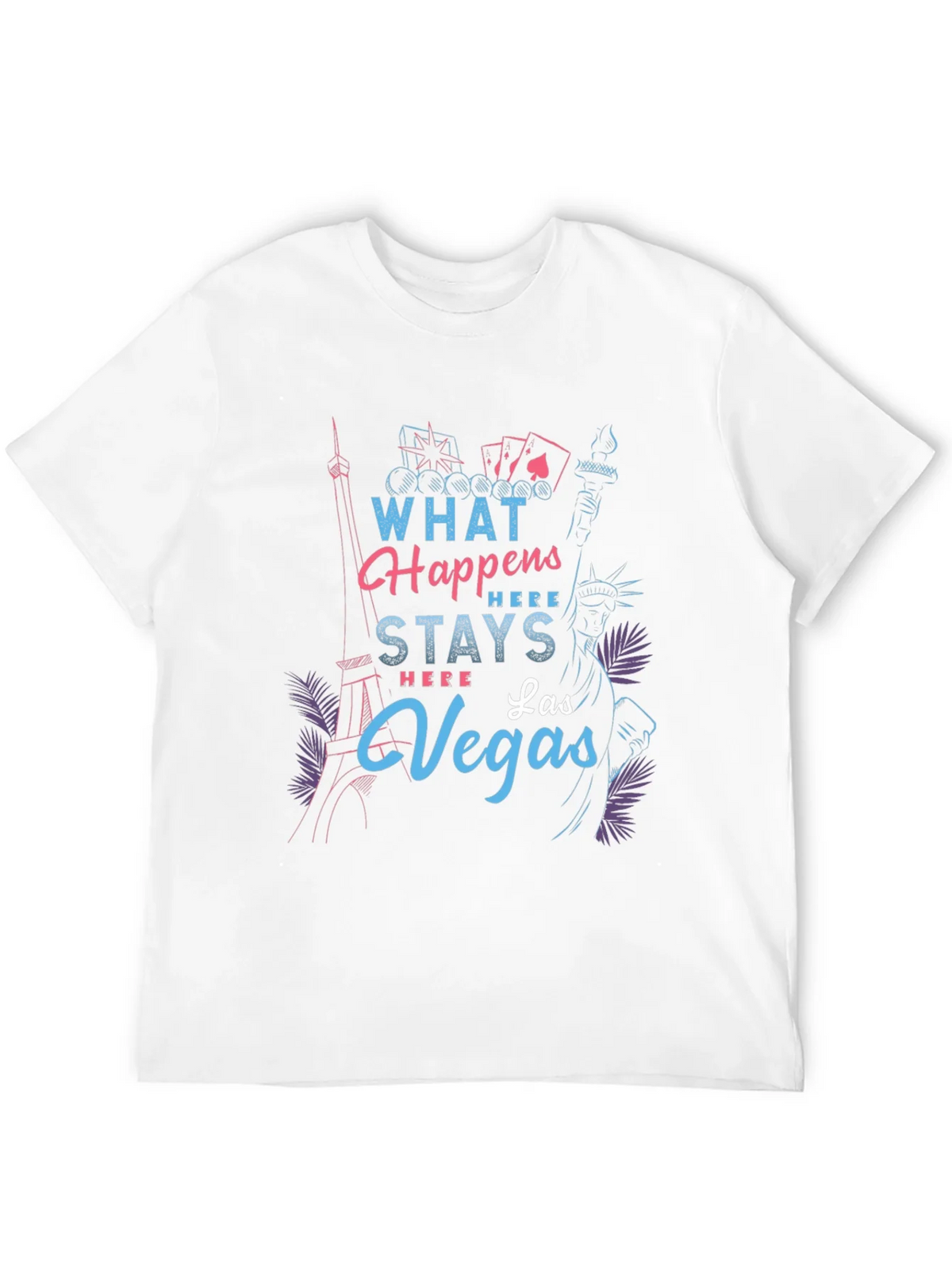 Las Vegas Graphic T-Shirt - What Happens Here Stays product image 11
