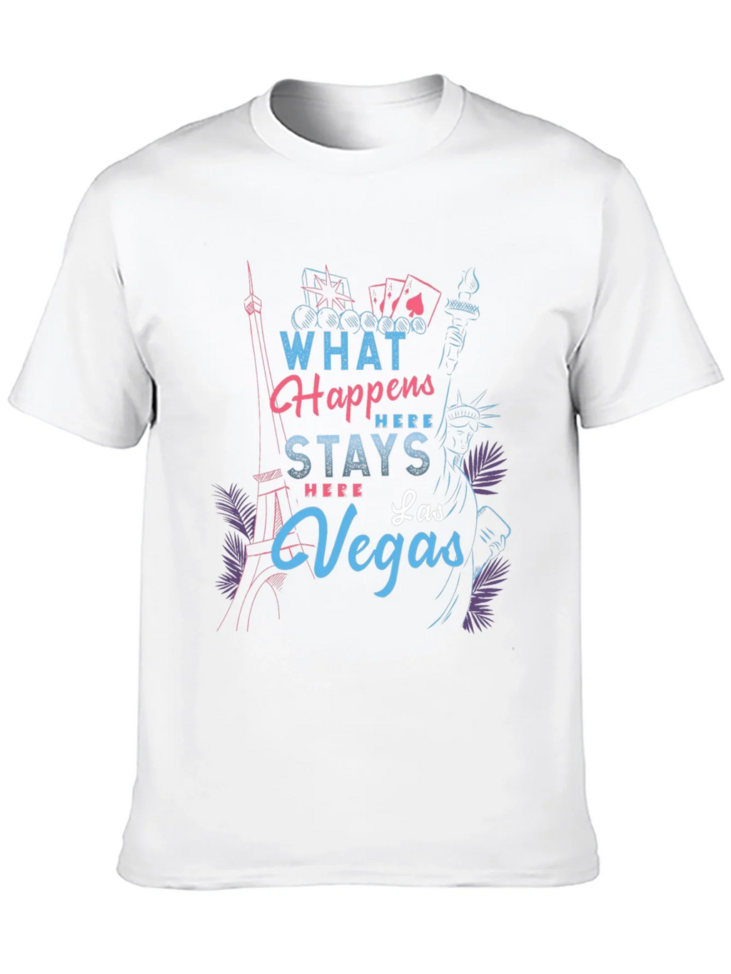 Las Vegas Graphic T-Shirt - What Happens Here Stays product image 9