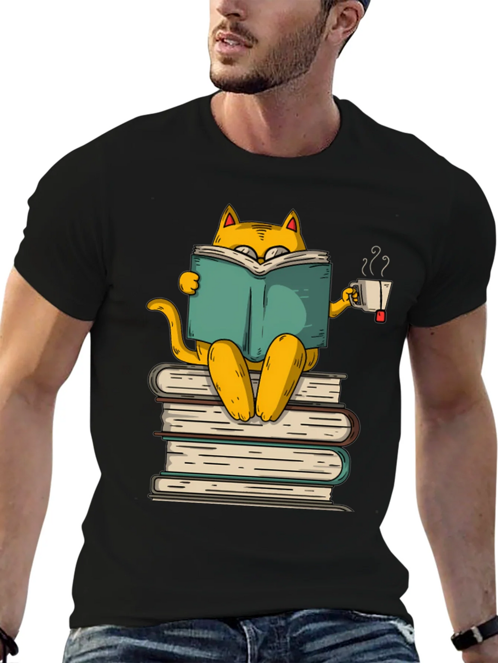 Bookish Cat T-Shirt - Literary Kitten Tee product image 6