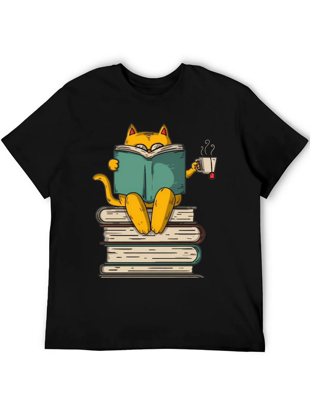 Bookish Cat T-Shirt - Literary Kitten Tee product image 5