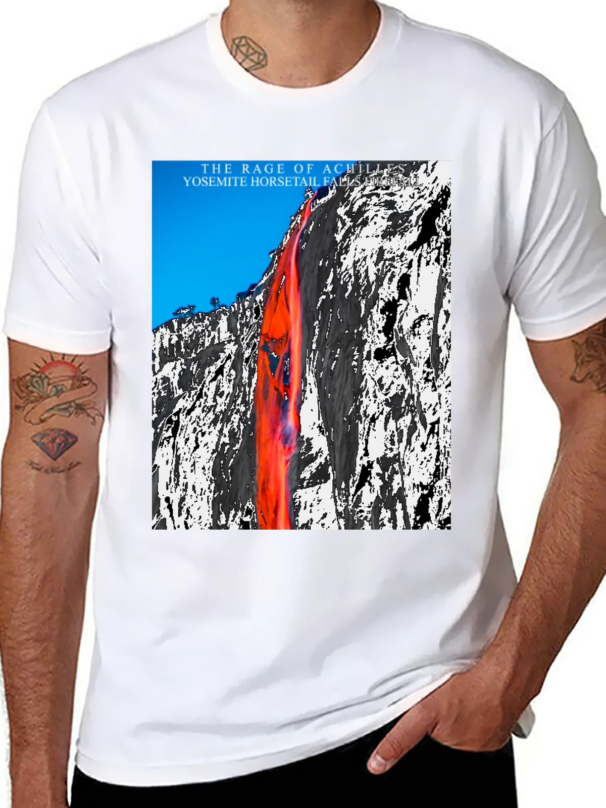 Rage of Achilles Yosemite Falls Graphic Tee product image 7