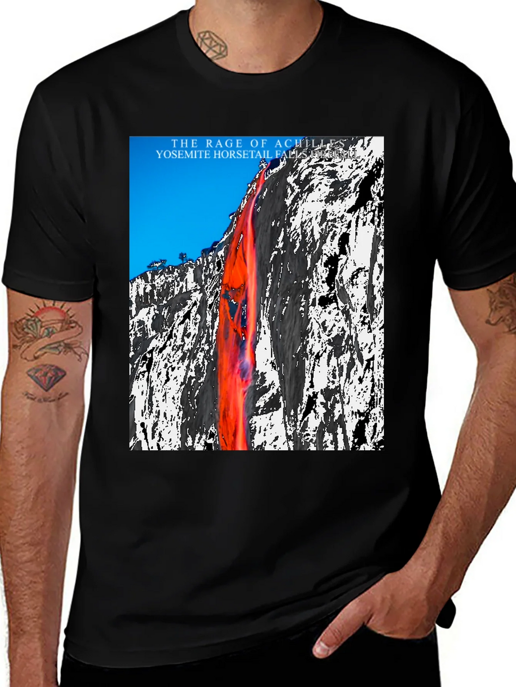 Rage of Achilles Yosemite Falls Graphic Tee product image 1