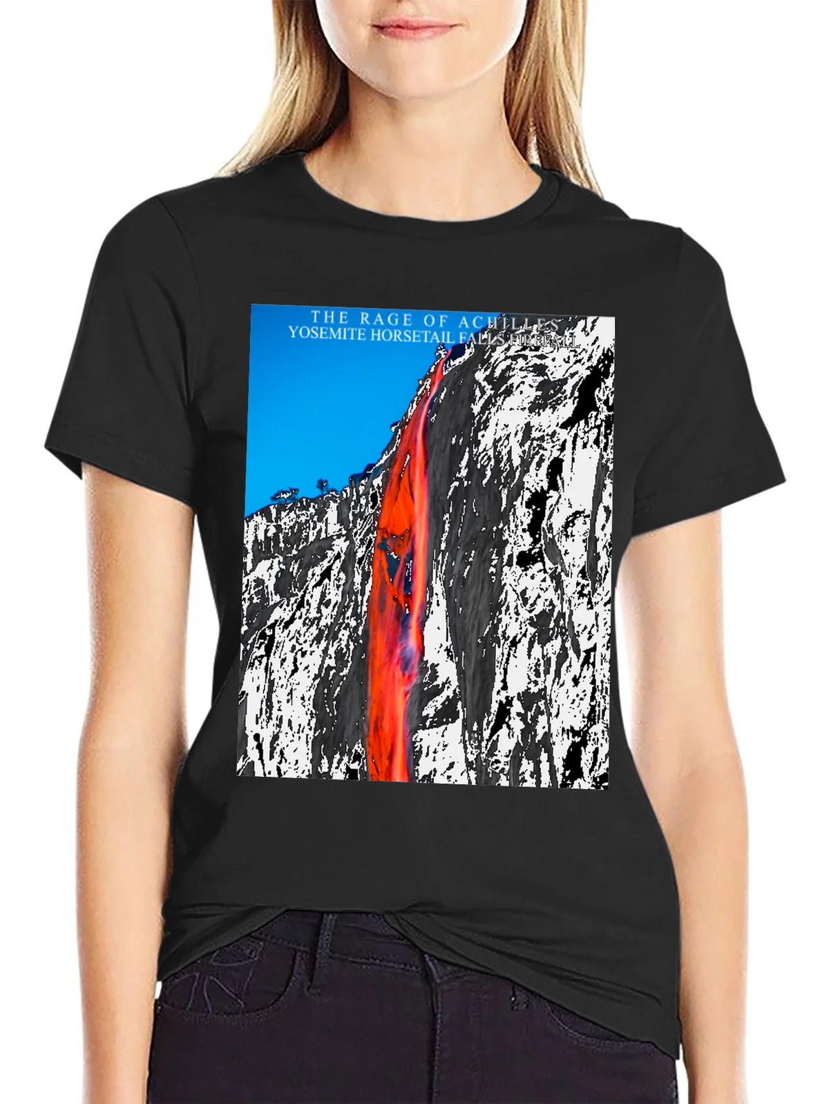 Rage of Achilles Yosemite Falls Graphic Tee product image 2