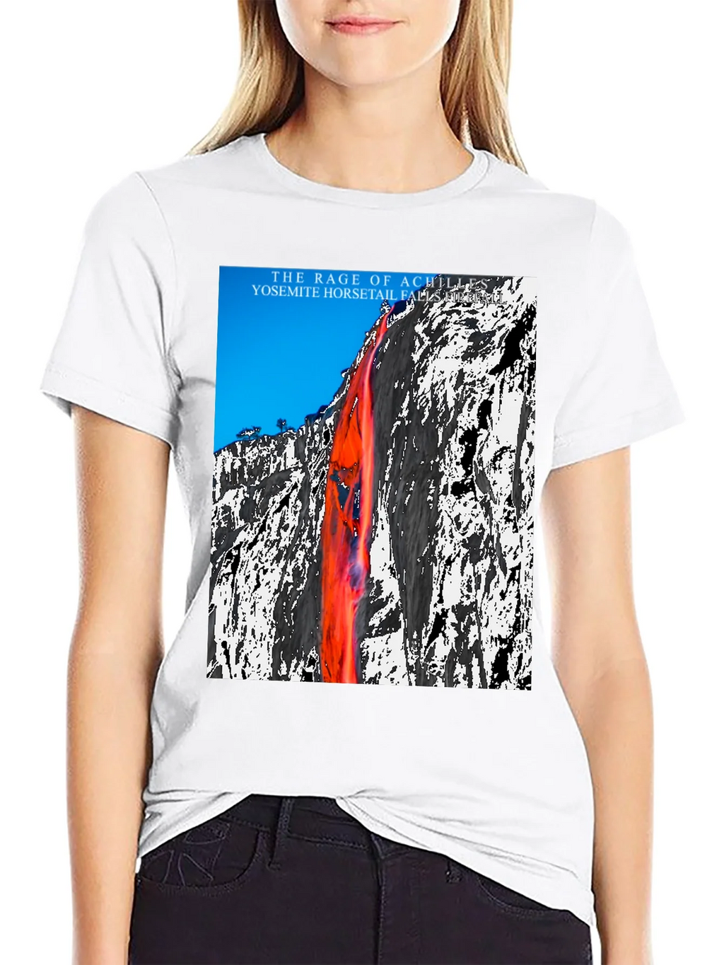Rage of Achilles Yosemite Falls Graphic Tee product image 8