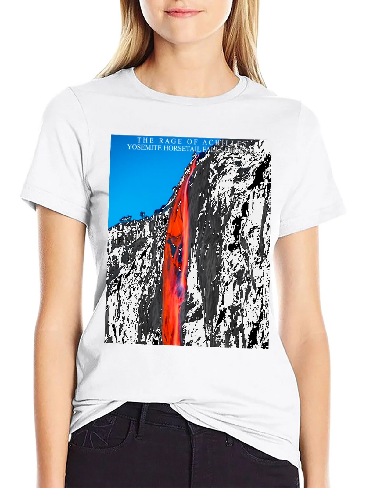 Rage of Achilles Yosemite Falls Graphic Tee product image 8