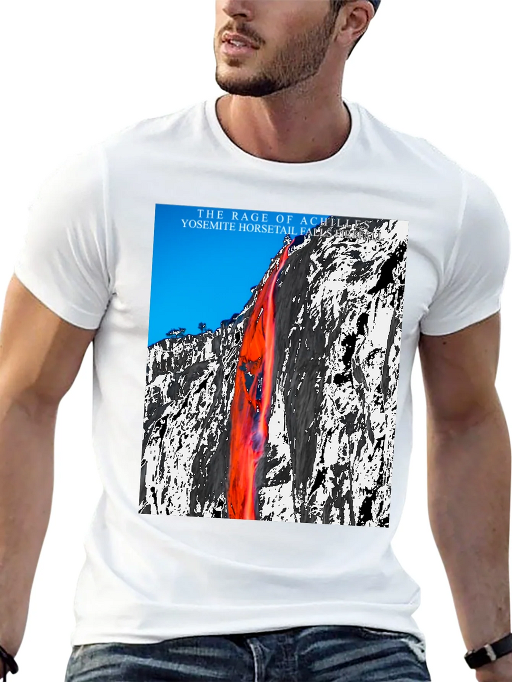 Rage of Achilles Yosemite Falls Graphic Tee product image 12