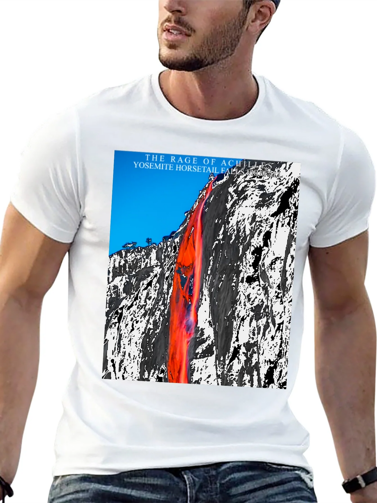 Rage of Achilles Yosemite Falls Graphic Tee product image 12