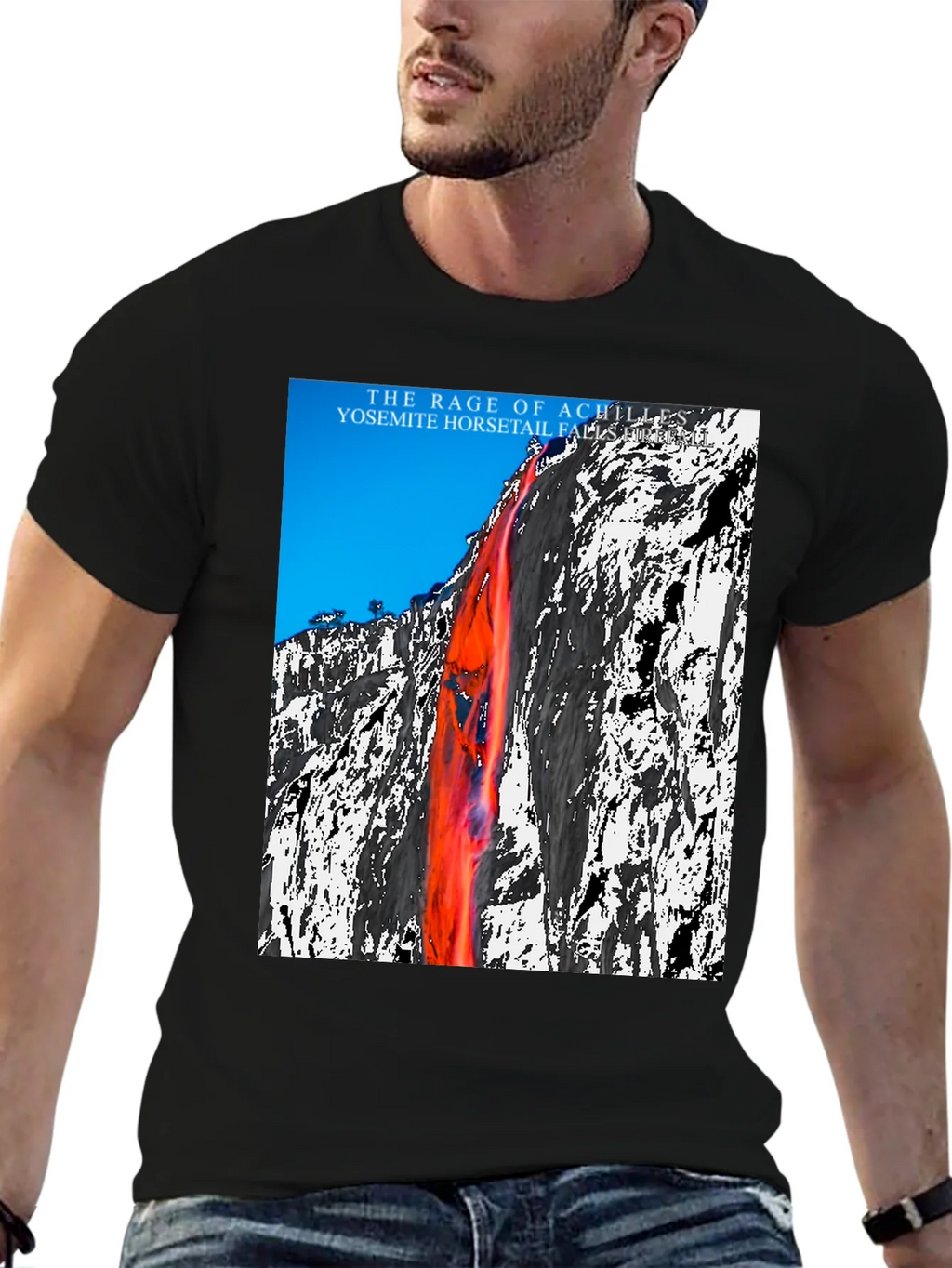 Rage of Achilles Yosemite Falls Graphic Tee product image 6