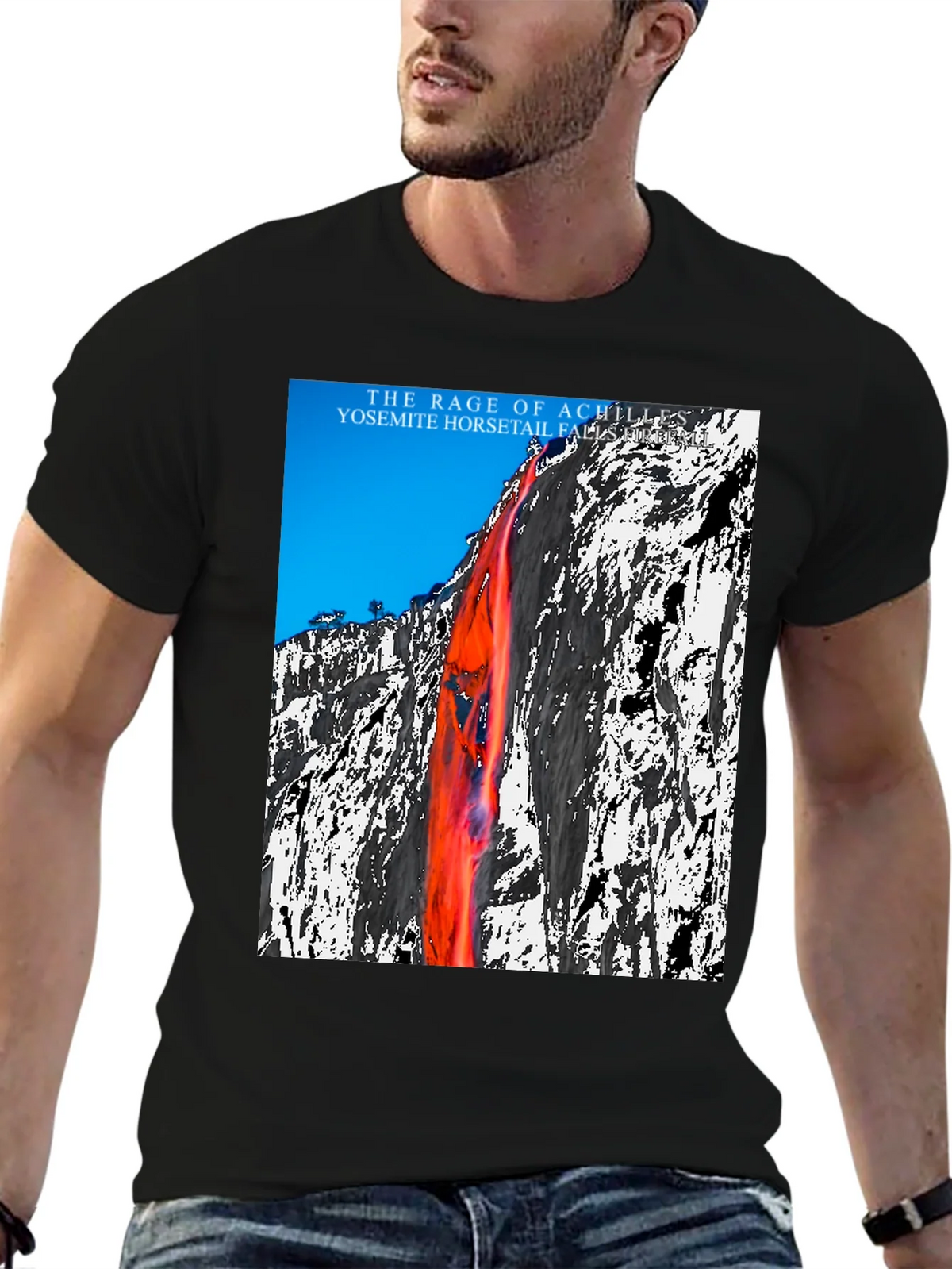 Rage of Achilles Yosemite Falls Graphic Tee product image 6