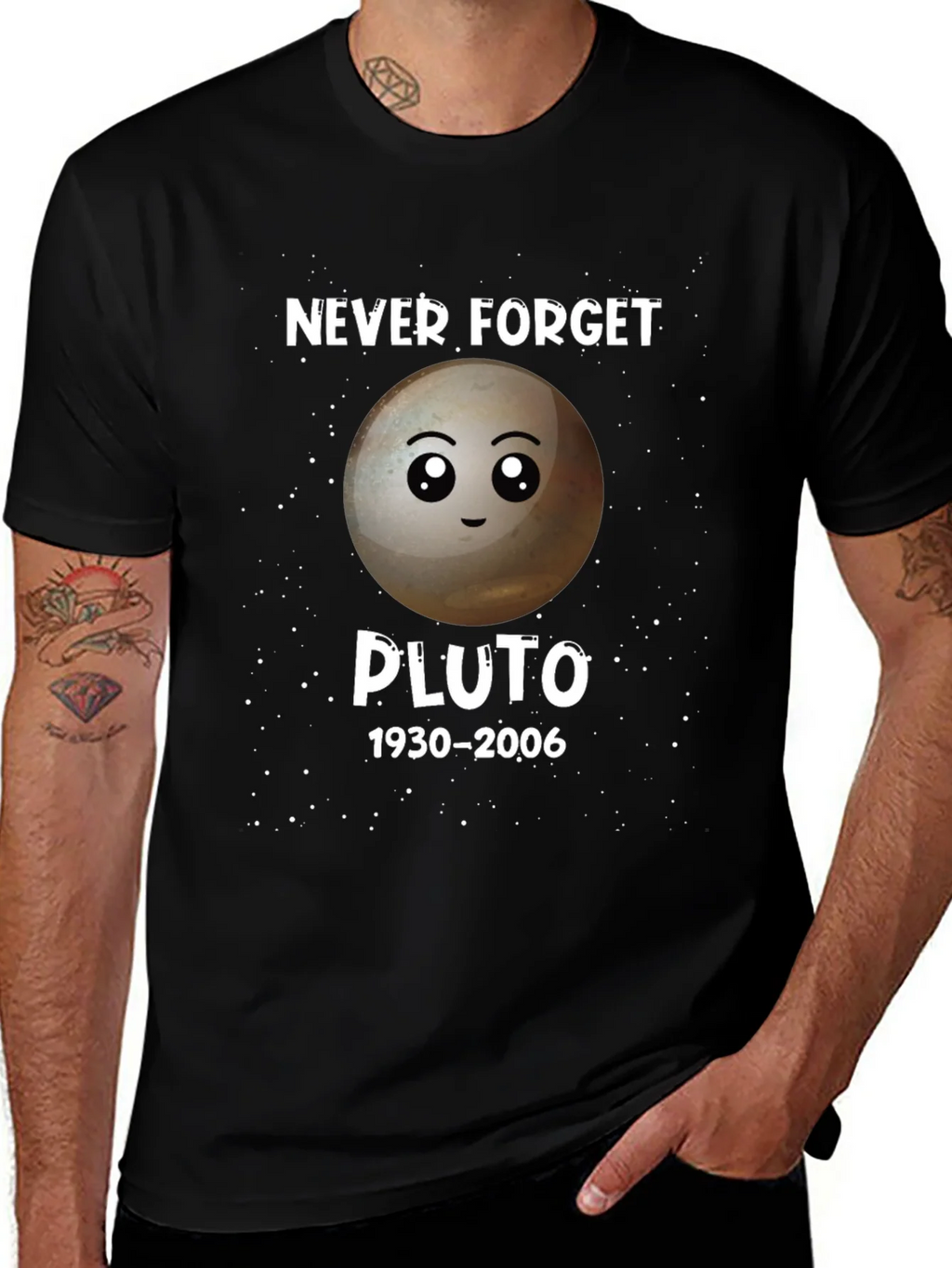 Never Forget Pluto T-Shirt - Astronomy Space Tee product image 1