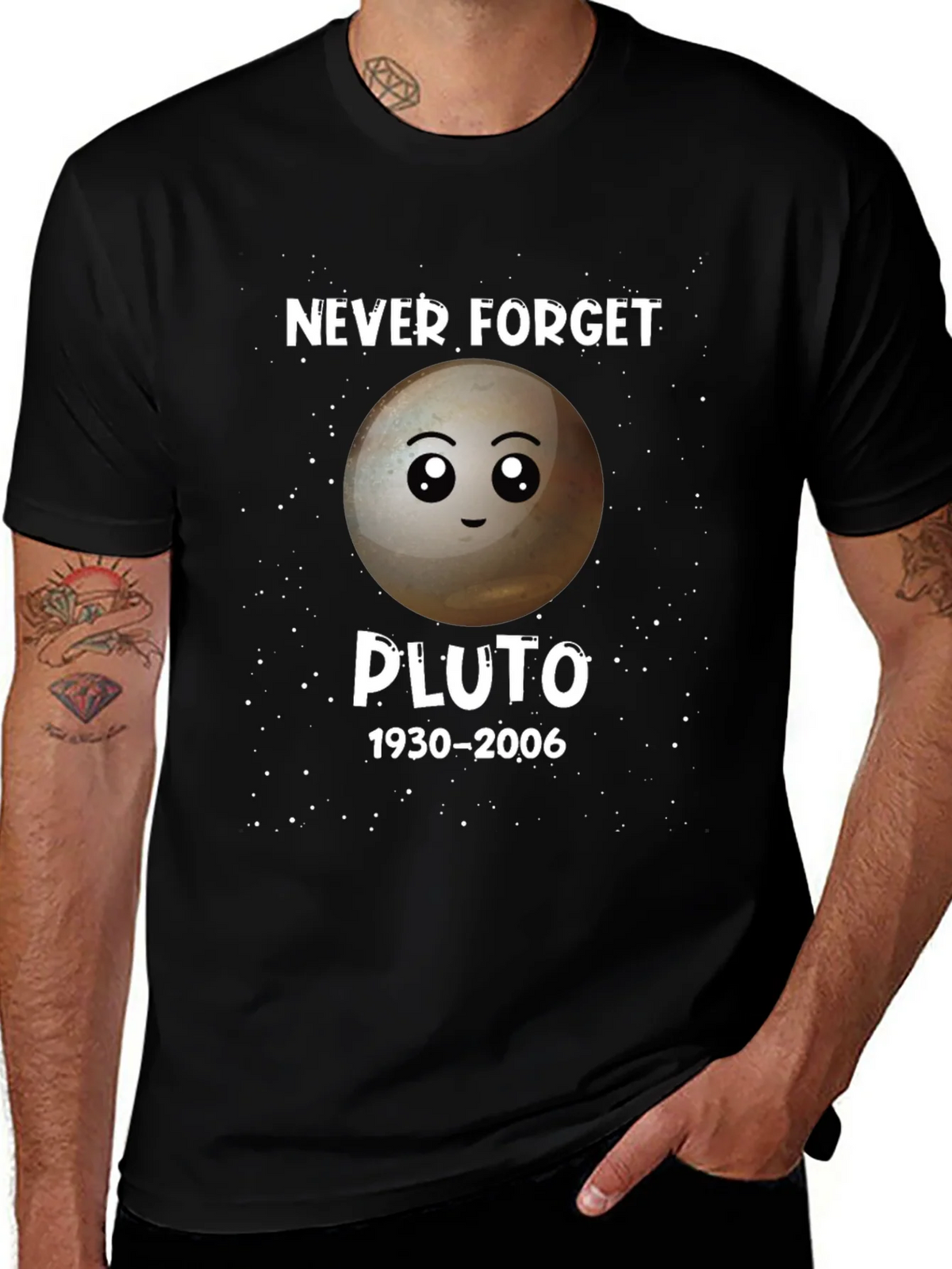 Never Forget Pluto T-Shirt - Astronomy Space Tee product image 1
