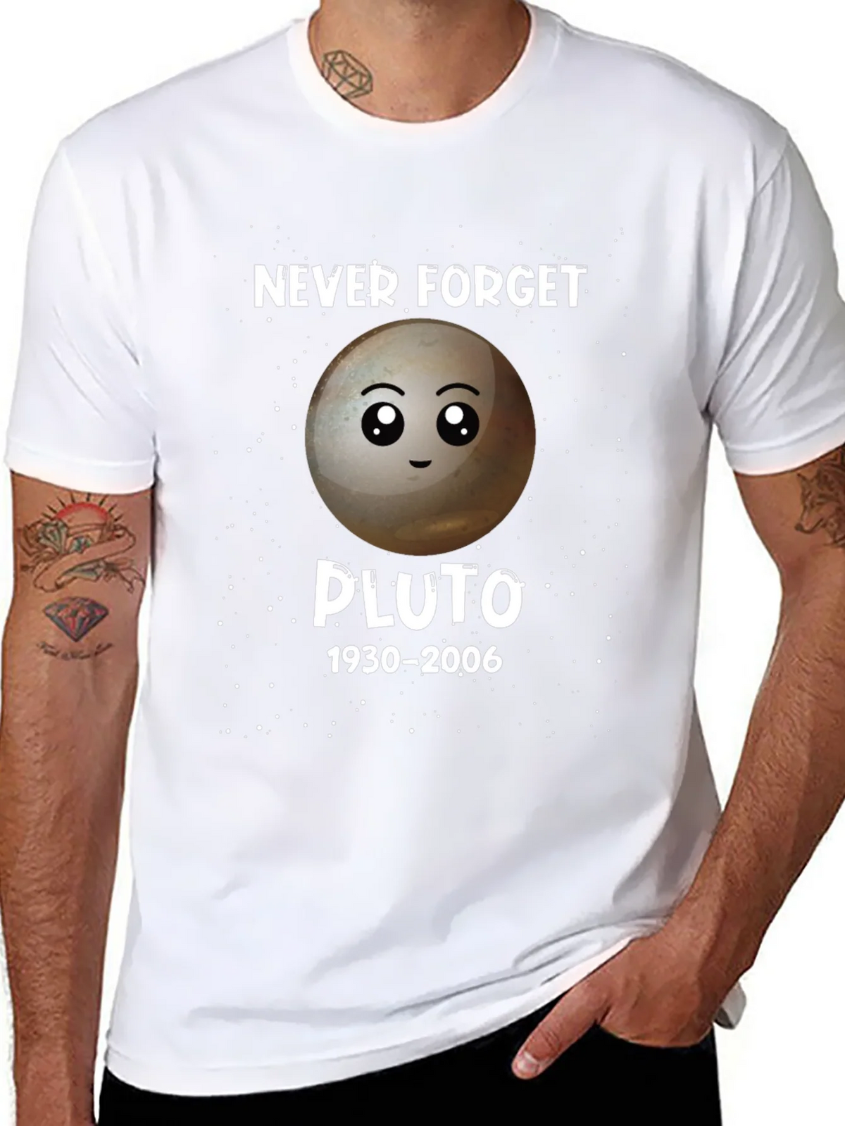Never Forget Pluto T-Shirt - Astronomy Space Tee product image 7
