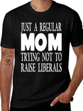 Regular Mom Anti-Liberal Graphic Tee product image 1