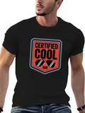 Cool Dad Certified Graphic Tee - Black product image 1
