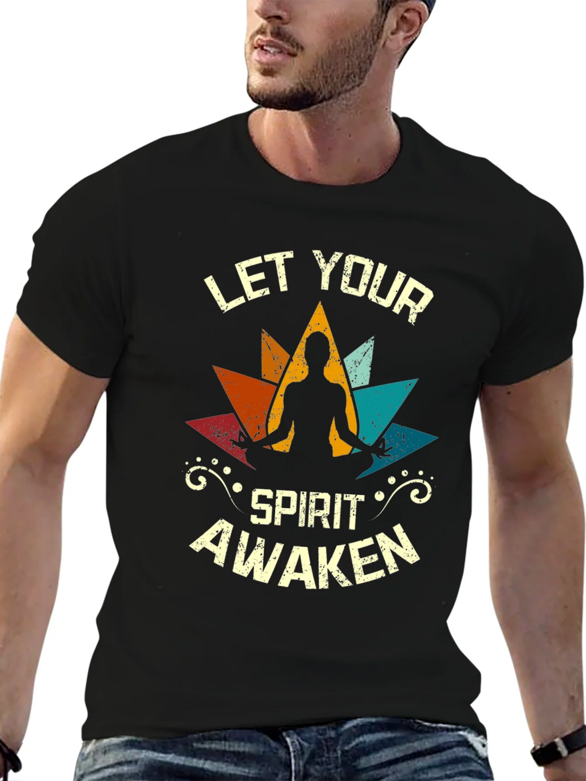Let Your Spirit Awaken Yoga T-Shirt product image 3