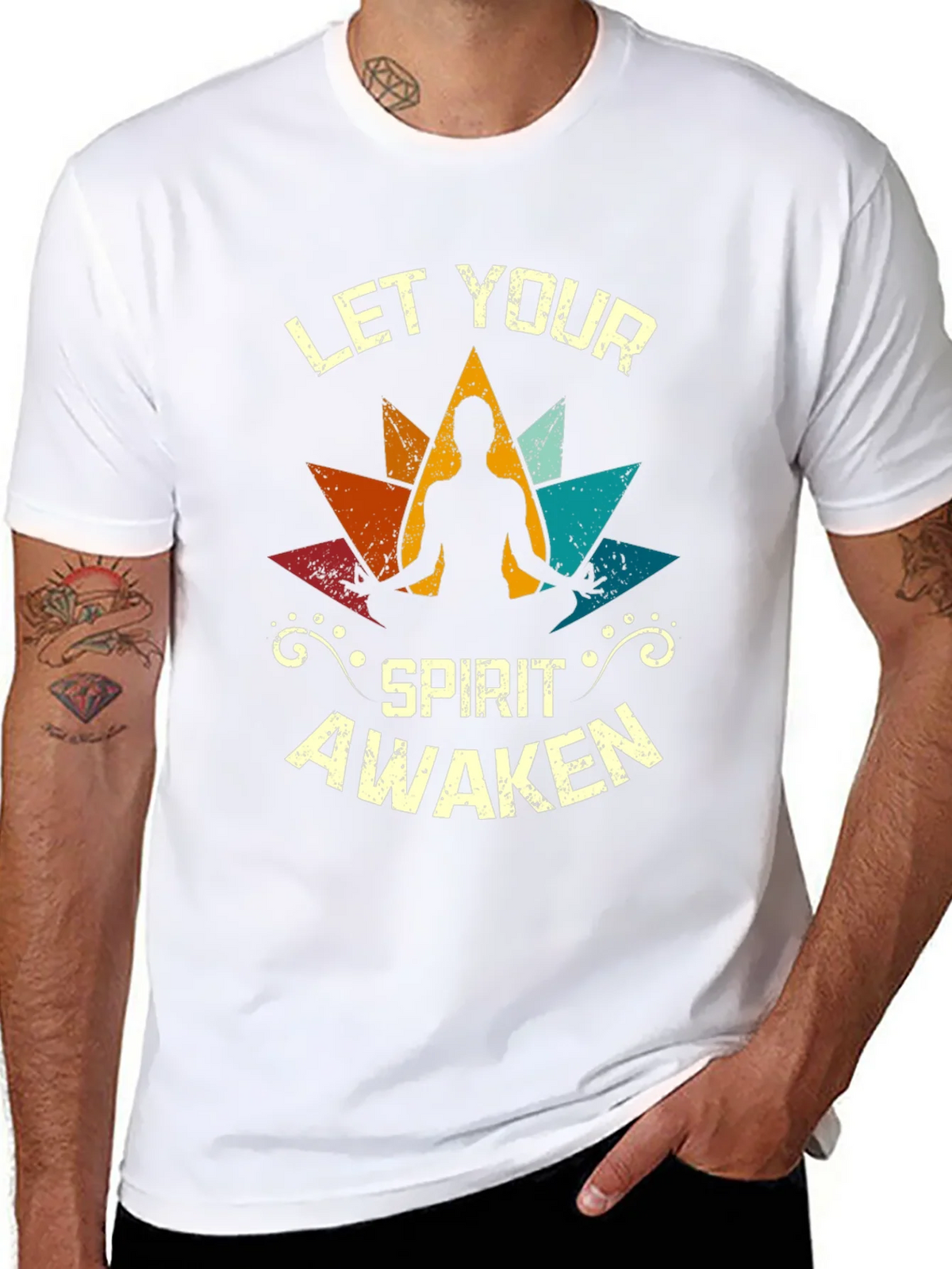 Let Your Spirit Awaken Yoga T-Shirt product image 4