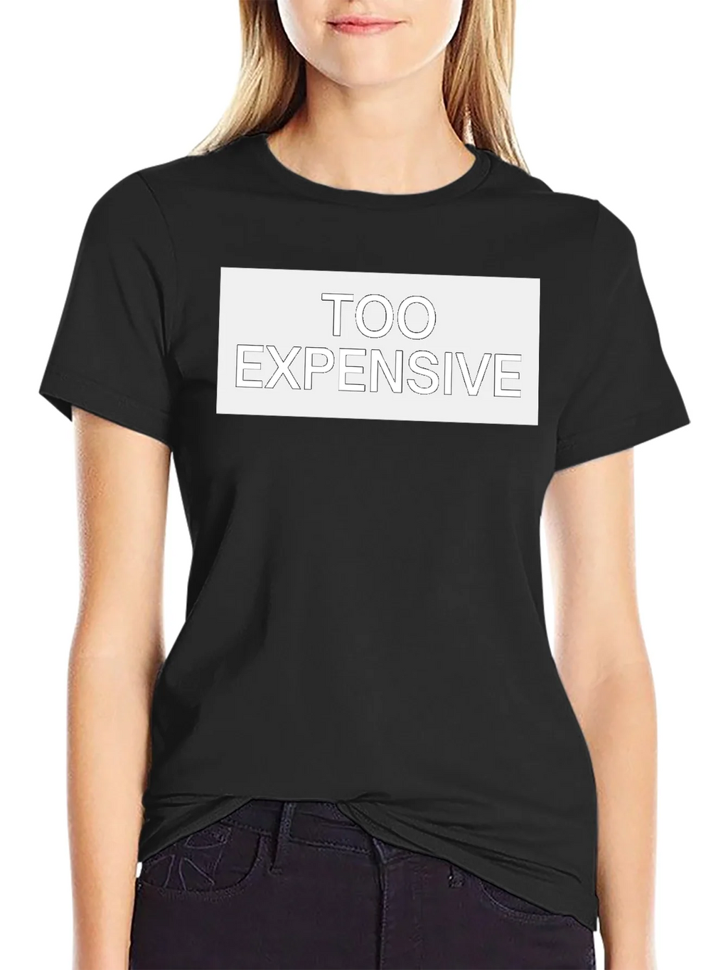 Too Expensive Graphic Tee - Mens Black Cotton T-Shirt product image 2