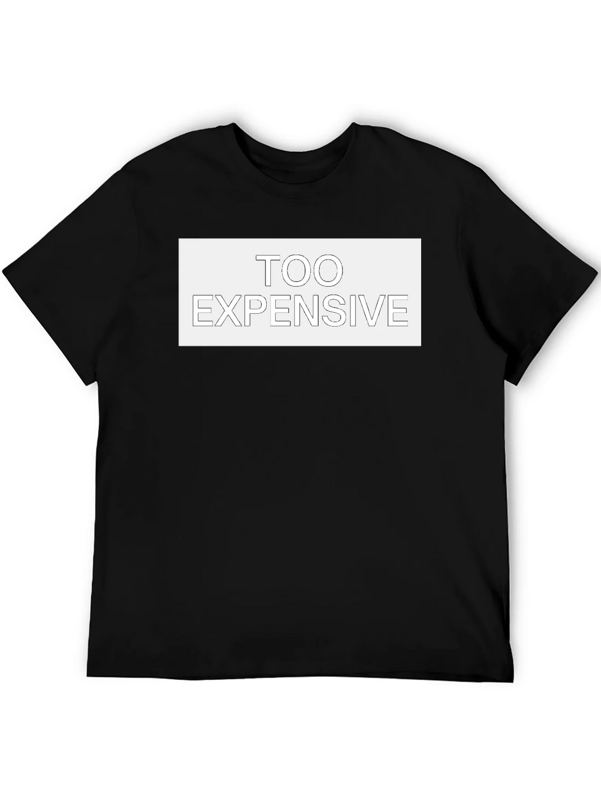 Too Expensive Graphic Tee - Mens Black Cotton T-Shirt product image 5