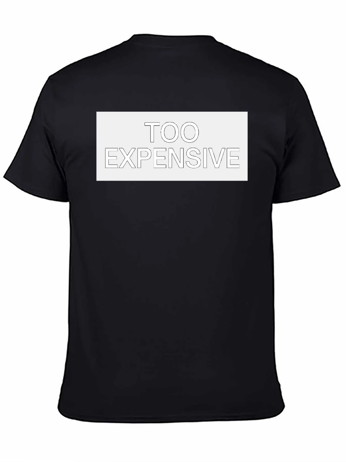 Too Expensive Graphic Tee - Mens Black Cotton T-Shirt product image 4