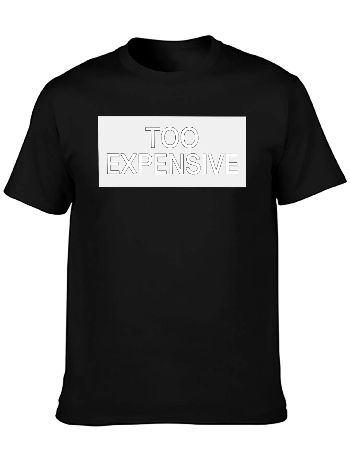 Too Expensive Graphic Tee - Mens Black Cotton T-Shirt product image 3