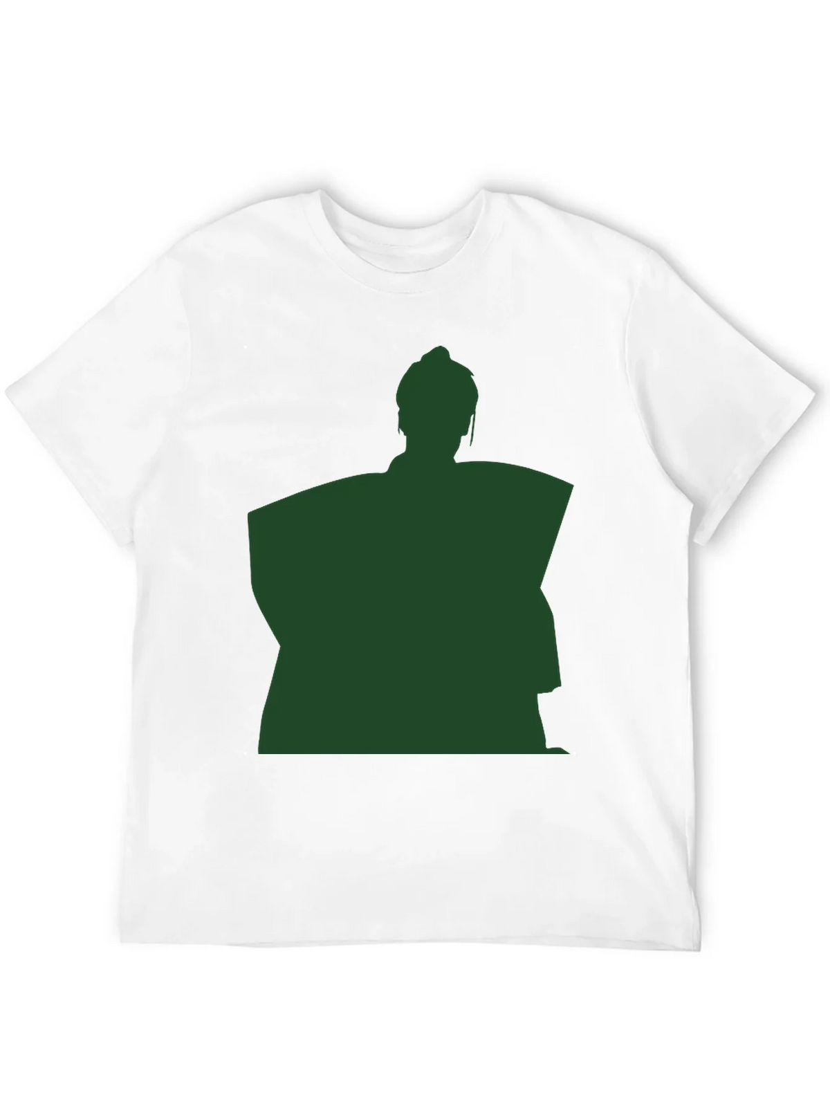 Sumo Wrestler Silhouette Graphic T-Shirt - Black product image 11