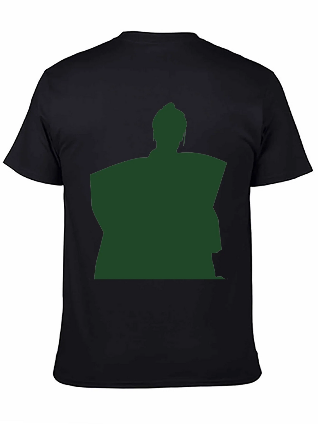Sumo Wrestler Silhouette Graphic T-Shirt - Black product image 4