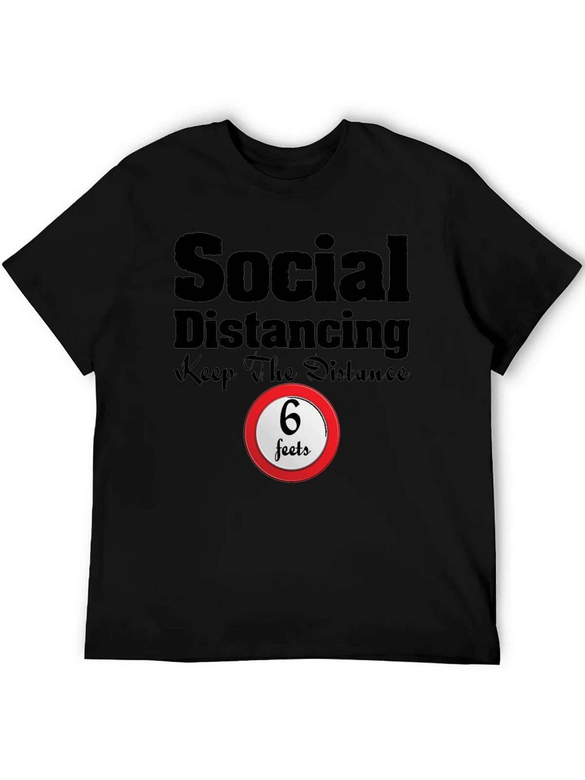 Social Distancing Graphic Tee product image 3