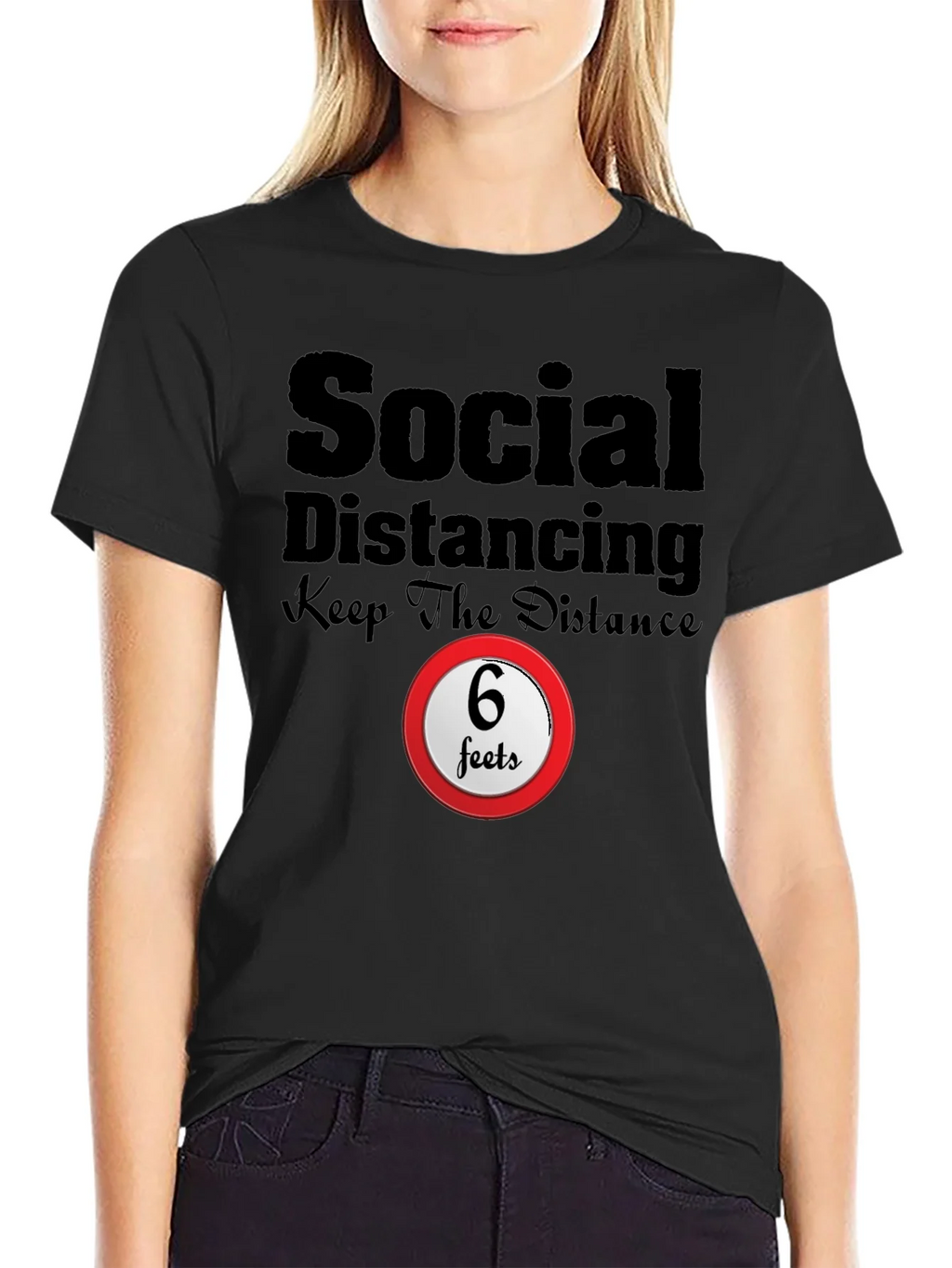 Social Distancing Graphic Tee product image 1