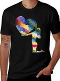 I Love NY Geometric Heart Graphic T-Shirt product image 1