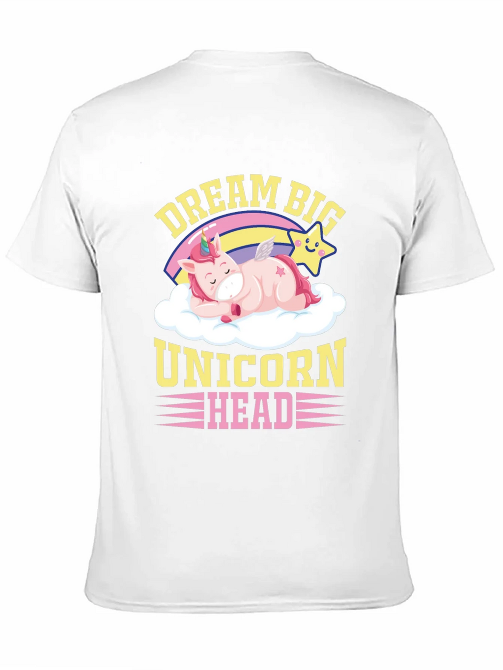 Dream Big Unicorn Head Graphic T-Shirt product image 10