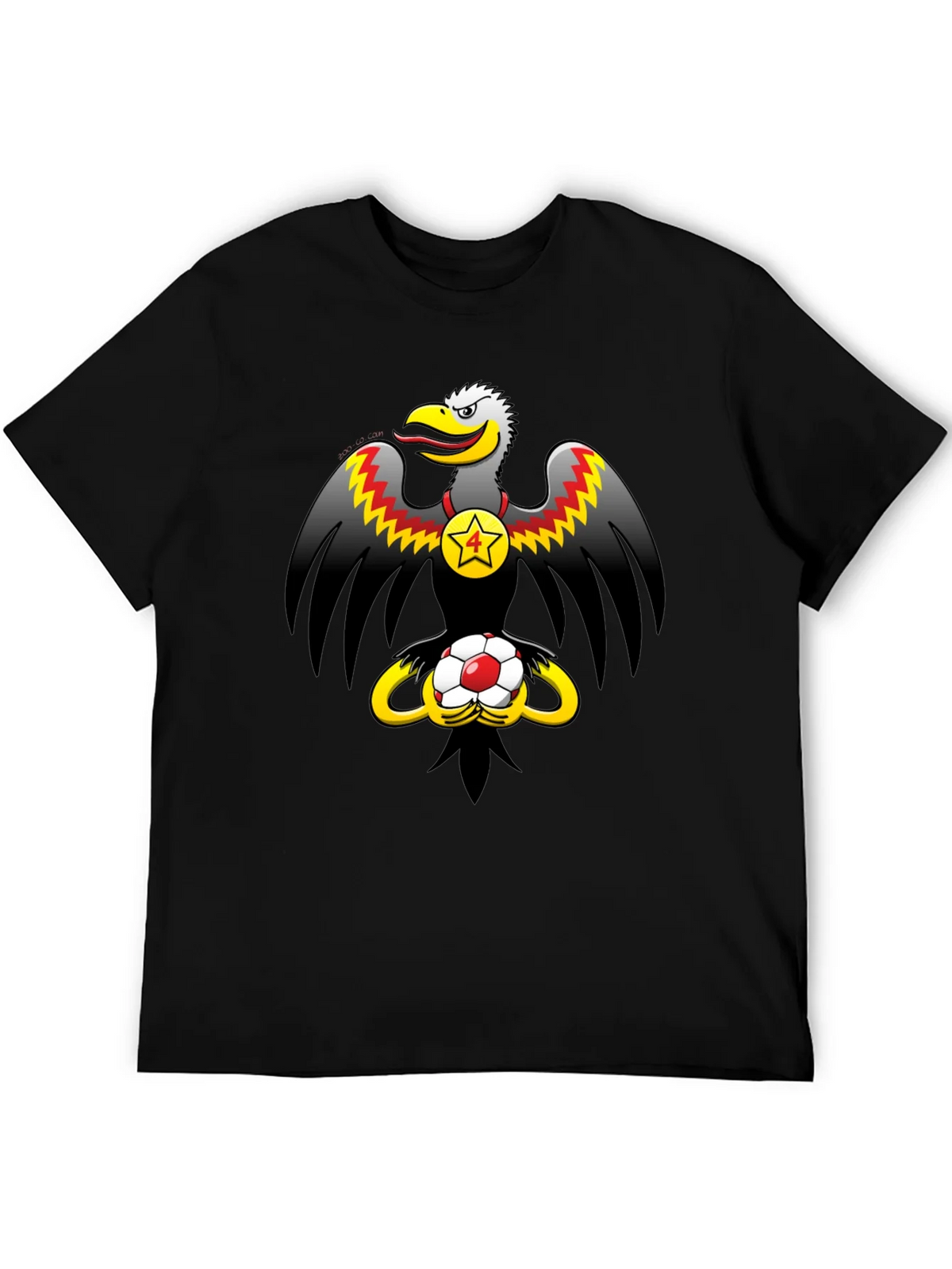 Eagle & Soccer Ball Graphic T-Shirt product image 4