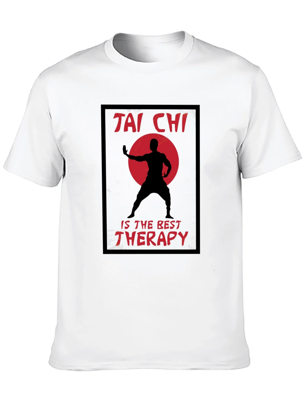Tai Chi Therapy Black T-Shirt product image 9