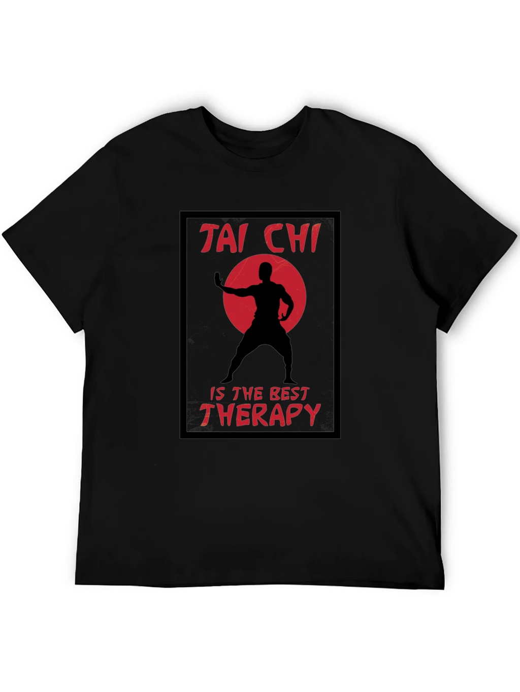 Tai Chi Therapy Black T-Shirt product image 5