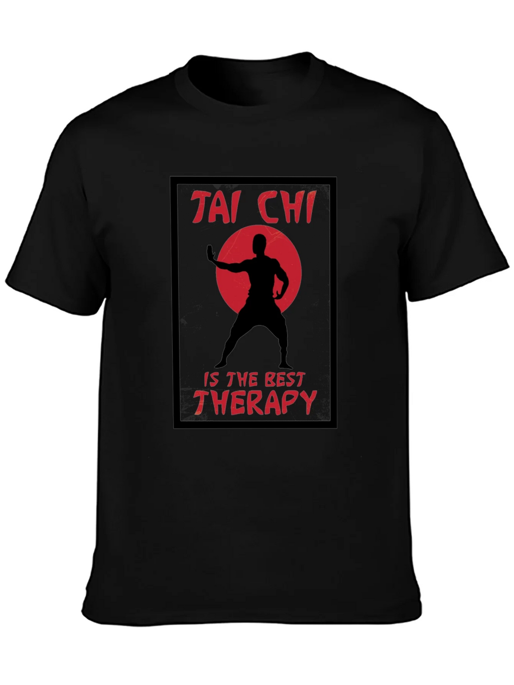 Tai Chi Therapy Black T-Shirt product image 3