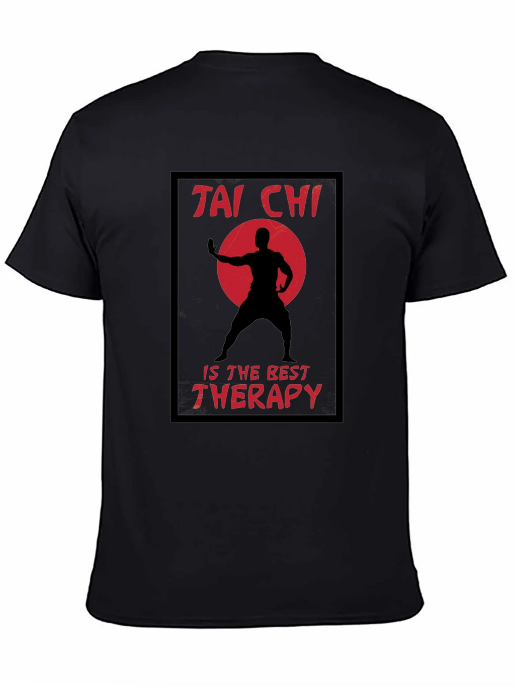 Tai Chi Therapy Black T-Shirt product image 4