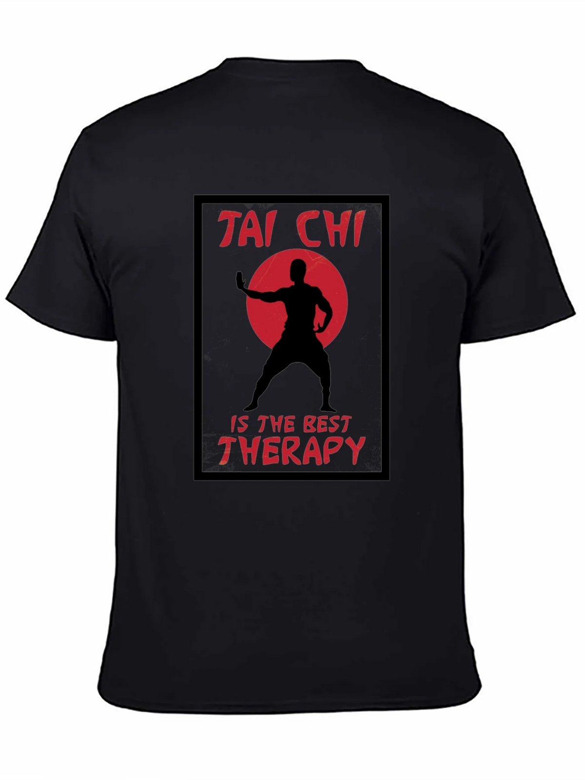Tai Chi Therapy Black T-Shirt product image 4