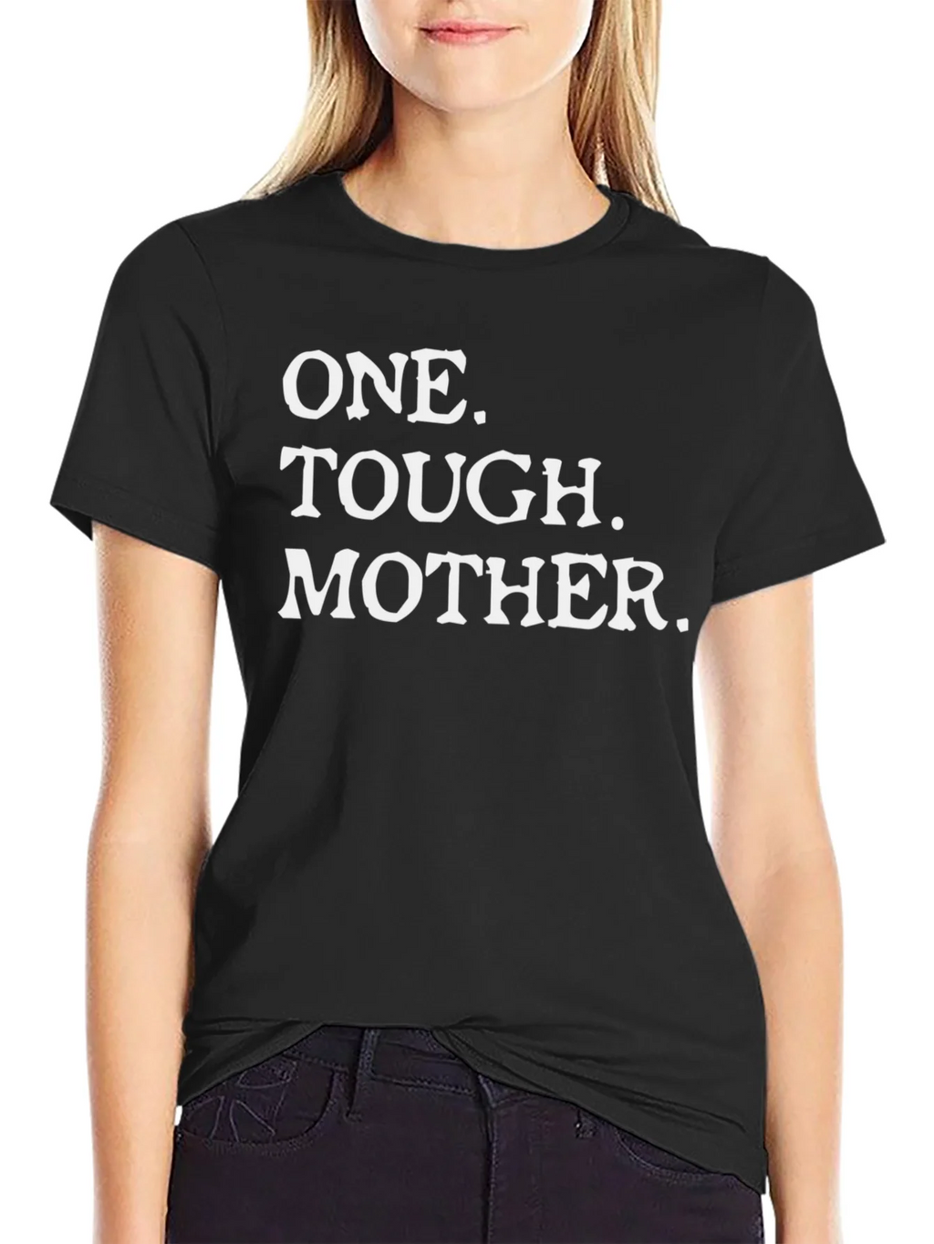 One Tough Mother T-Shirt - Mens Black Graphic Tee product image 2